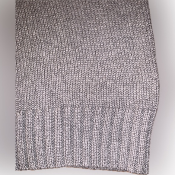 Polo Ralph Lauren Boys Heavy Knit Gray Quarter Zip Gray Sweater Pullover L 14/16 - Picture 6 of 10